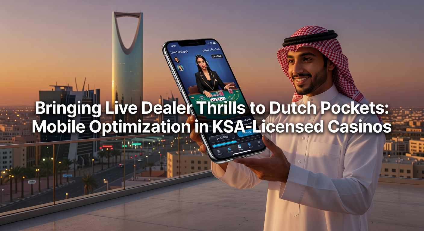 Grafiek met stijgende statistieken van mobiel live dealer gebruik in Nederland, inclusief KSA-licentie icoontjes en smartphone illustraties